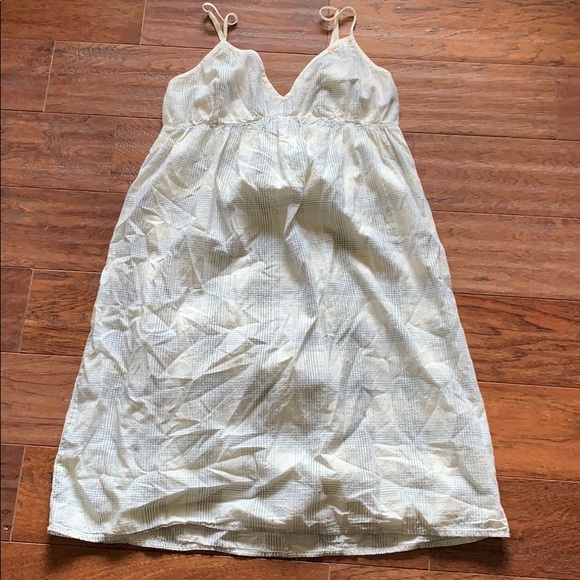Cream/Black spaghetti Converse strap dress - Picture 1 of 2